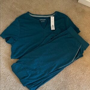 Midnight by Carole Hochman Deep Blue Pajama Set